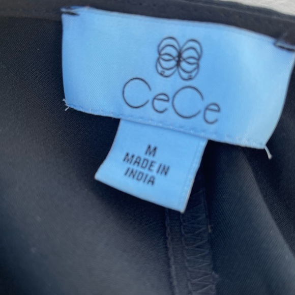 Black cece top with puffy sleeves - Picture 6 of 9